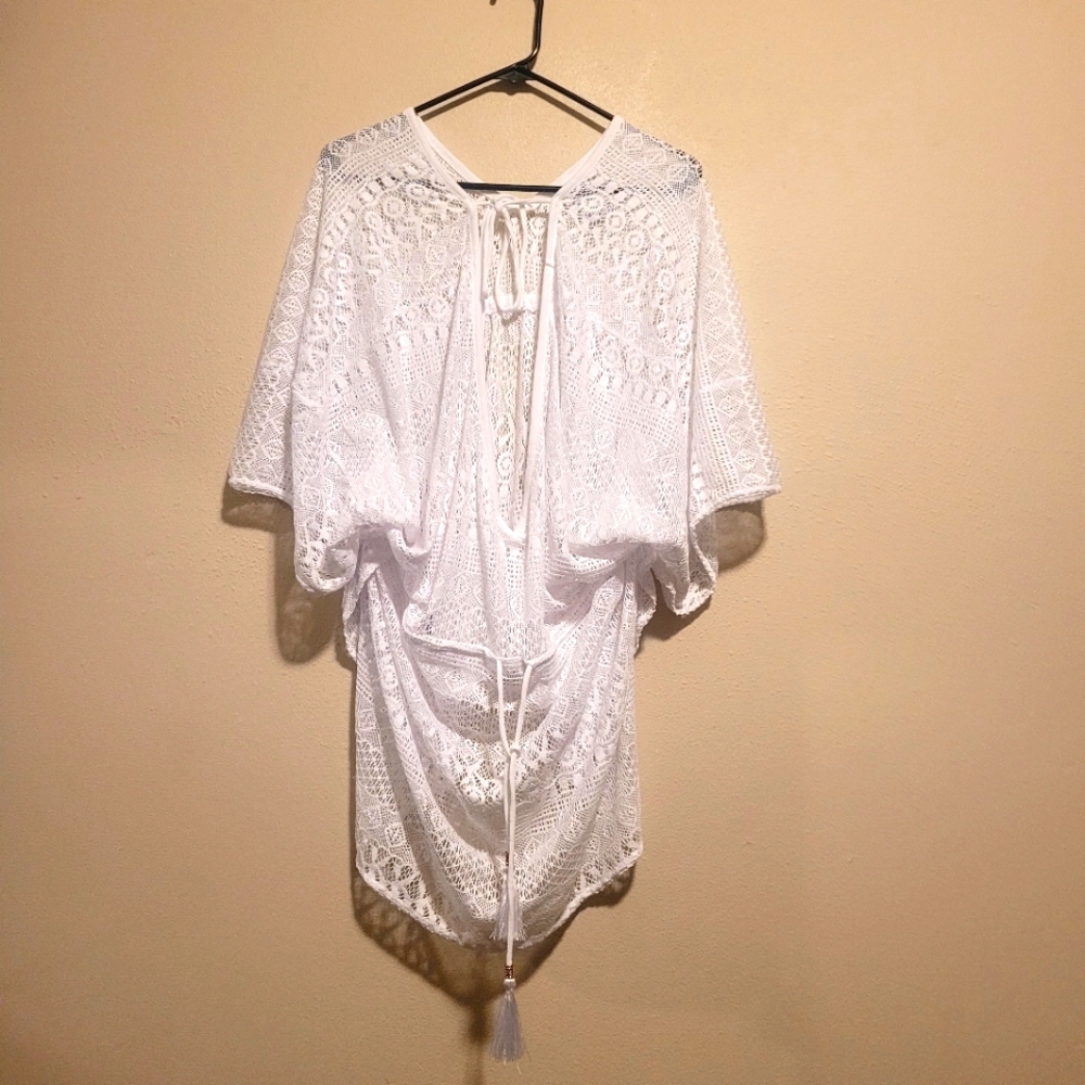 Women's lace swimwear cover up